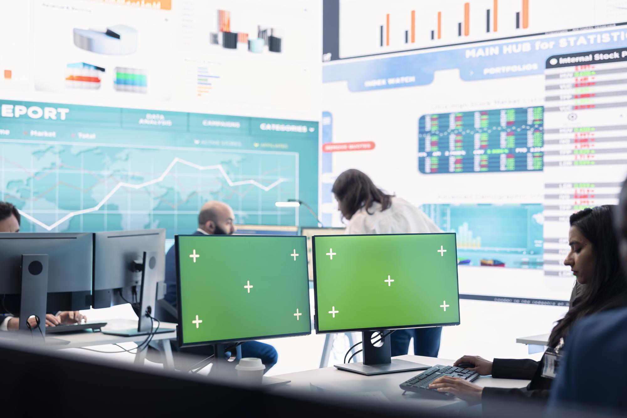 Detailed market research on screen